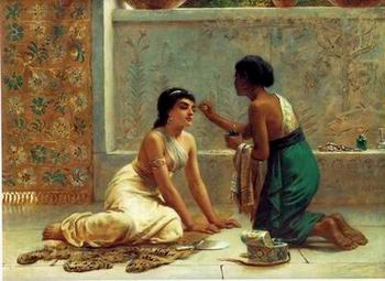 Arab or Arabic people and life. Orientalism oil paintings 216